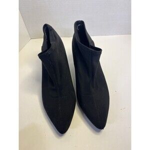 Vintage Mia Armore Leeann Ankle Boots Booties Black Kitten Heel Women’s 10